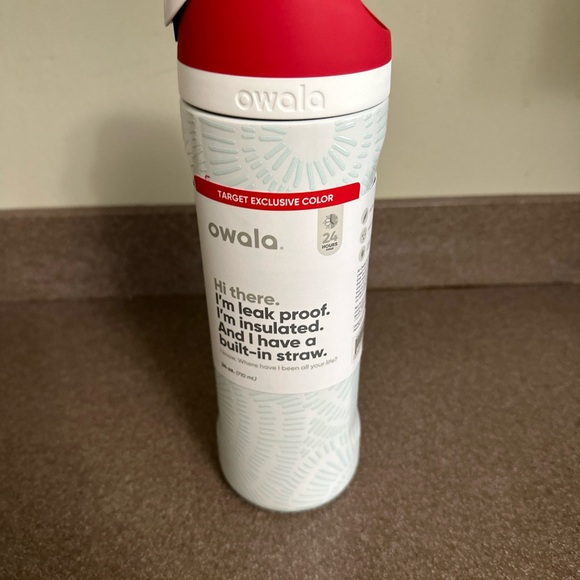 Owala Red White & Boom Glow in the Dark 24 fl oz FreeSip Water Bottle - Picture 8 of 12